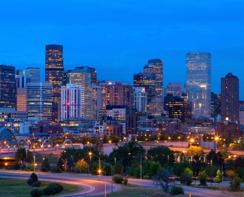 View of the city of denver